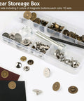 20 Sets 18mm Magnetic Button Clasp Snaps Fastener Kit With Install Tool For Sewing DIY Crafts Purses Bags Clothes Leather