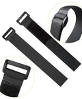 Reusable Cable Straps Pack With Buckles 32 Pcs In 5 Sizes From 8 Inch To 36 Inch Adjustable Hook And Loop Cinch Straps For Cable Management