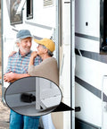 4 Pack Trailer Door Holder Kit Rubber Low Profile Bumper Door Stop for RVs Trailers Campers and Horse Trailers Black
