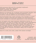 Back label of Vegan Food Grade Mineral Oil For Wood Cutting Boards And Knives Safe On Bamboo And Butcher Block Cast Iron Tools Conditioner Odorless Tasteless Colorless 32 Oz Bottle