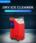 Dry Ice Cleaning Machine For Manufacturing Equipment And Machinery Maintenance, red unit in industrial setting