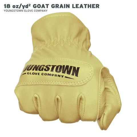Ground Double Layer Leather Work Gloves For Men Arc Rated Puncture Resistant Tan XX Large with reinforced knuckles