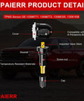 Solid Heavy Duty TPMS Tire Pressure Sensors With No Sweat Relearn Kit For Chevy Silverado Gmc Buick Cadillac 315 Mhz with detailed components.