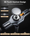 Close-up of 32In1 T Handle Magnetic Ratcheting Screwdriver Set with 58-tooth ratchet design for easy disassembly and installation.