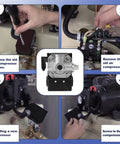 Installation of Two Stage Air Compressor Pressure Switch For 2340 2475 2545 And 7100 Series With Unloader And On Off Control Replaces 23474570 135 Psi Cut In Higher Cut Out Compatible With Three Phase And 5 To 7.5 HP Single Phase