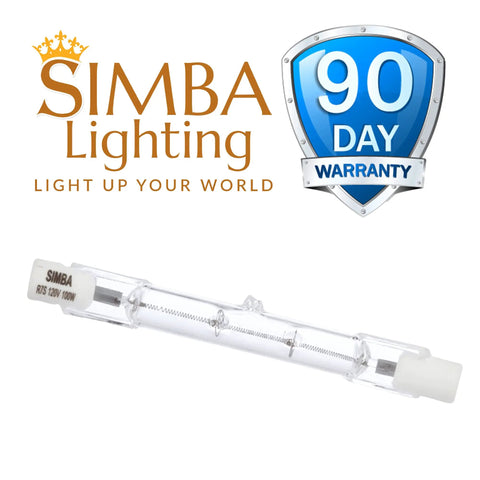 Heavy Duty R7S Halogen Bulbs 78mm T3 Base 100 Watt 800 Lumens Dimmable 120V 2700K Warm White Durable Light Bulbs 5 Pack Top Shelf Quality With Zero Fuss Setup And Built Different Warmth For Home Projects