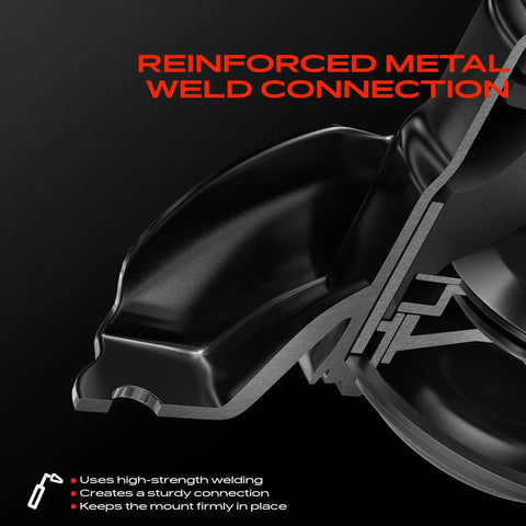 Reinforced metal weld connection in Heavy Duty Engine Motor And Transmission Mount Kit For Honda Civic 2006 2011 L4 Hybrid Automatic CVT.