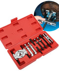 Heavy Duty 9Pcs Bearing Separator Puller Set Portable Bearing Removal Tool Kit Metal Bearing Splitter for wheel bearing repair