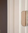 Door Hinge Filler Plates 3.5 Inch Wood, 8 Pack, Paintable and Stainable, Lightweight and Modifiable DIY Gap Covers for Removing Doors, Hinge Mortise Repair for a Clean Look