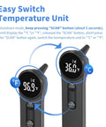 Kid Friendly Digital Forehead Thermometer For Adults And Kids, Multi Mode Temperature Readings For Ear Forehead Object And Room Temp, Fast Accurate Readings For Home Health Care, °C/°F display