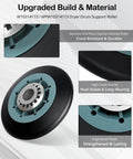 Kill The Dryer Groan With This Upgraded Drum Roller Kit 2 Pack featuring durable one-piece support roller with tri rings.
