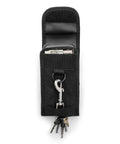 Heavy Duty Large Phone Pouch And Cell Phone Case Built Like A Tank For Smartphones Up To iPhone Xs Max Featuring A Sweet Secure Fit And Street Ready Everyday Carry Storage In Sleek Black with key ring and cash.