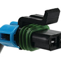 Close-up of connector for Beefy LED Combine Work Light 12V Flood Replacement For Case IH Tractors cable.