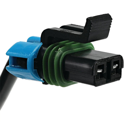 Close-up of connector for Beefy LED Combine Work Light 12V Flood Replacement For Case IH Tractors cable.