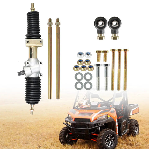 Steering Rack Assembly Replacement For Ranger XP 900 2013 2019 And Ranger 900 2017 2018 with components and UTV in background
