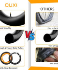 Comparison of Fat Tire 20x4 Inner Tube With Schrader Valve against others, highlighting stability and durability for fat bikes.