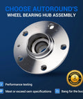Beefed Up Rear Wheel Bearing And Hub Assembly 512336 Fits Audi A3 2006 2020 Jetta 2012 2021 Beetle 5 Lug Non ABS Replacement close-up