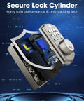 Keyless Entry Door Lock With Keypad Deadbolt And Handle No Key Needed Smart Lock With Auto Lock 50 User Codes Waterproof