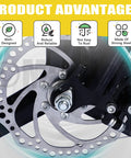 60-piece bicycle axle nuts and washers kit M8/M9.5/M10 with hex flange nuts and safety washers for front/rear hubs