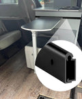 Heavy Duty Aluminum RV Table Wall Mount Bracket For Camper Slide Out Support Trim installed in vehicle interior