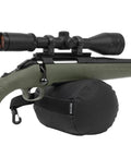 Rifle on Eliminator Cylinder Front Bag Filled For Shooting Stability, Grab And Go Portable Web Handle, Black
