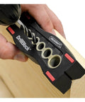 Handheld Drill Guide Block For Precision Drilling Handy Drill Jig With Centerlines Non Slip Feet And Dual V Grooves For Corners