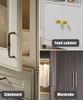 Tough As Nails Silver Cabinet Door Hinges For Standard Or Open Side Cabinets viewed on sideboard, food cabinet, and wardrobe.