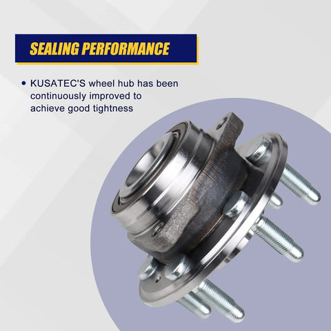 Cadillac SRX Wheel Bearing And Hub Assembly 513289 Front And Rear With ABS Fits 2010-2016 Cadillac SRX And 2011 Saab 9-4X 6 Lug Replacement