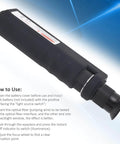 Fiber Optic Microscope 400X Portable Monocular High Accuracy Inspection Tool For Cable And Surface Checks with instructions.