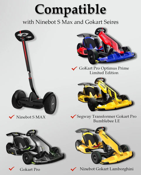 Compatible with Ninebot S MAX, Gokart Pro, and Gokart Series models illustration