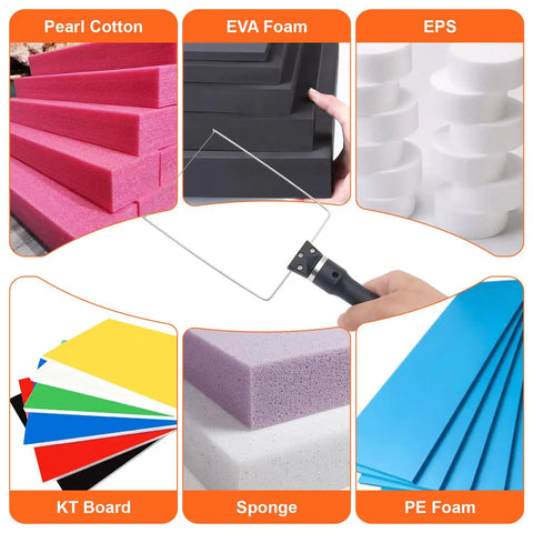 Three In One Pro Grade Foam Cutter Kit With Hot Wire Tools For Styrofoam Carving Including A Precision Pen For Fine Detail