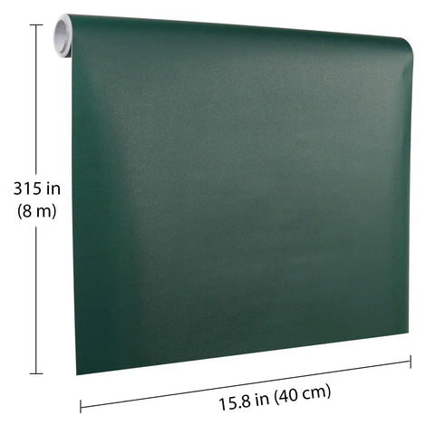 Dark Green Peel And Stick Wallpaper Removable Vinyl Self Adhesive Wall Covering For Counters Cabinets And Rooms Renter Friendly Large Roll