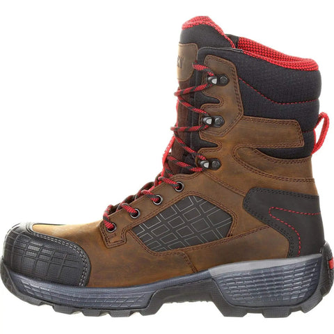 Rugged Composite Toe Work Boots Featuring Hella Comfort Rebound Support With Full Waterproof Shield And Killer Non Slip Oil Resistant Grip For Tough Job Sites