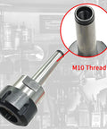 MT2 ER32 Collet Chuck Kit With MT2 Shank And M10 Thread, ER32 Spanner Included, High Precision Collet Holder In 40Cr Steel