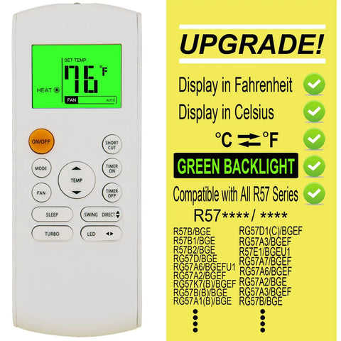 Universal Infrared Remote Control With Wall Mounting Bracket Easy Plug And Play Setup For Ductless Mini Split Air Conditioner Solid Replacement For Custom Home Systems No Hassle Operation Quick Swap Design