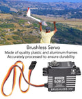 Bad Boy Brushless Digital Servo Featuring Legit Rock Solid Metal Gears And Knockout Torsion Power with durable design for RC use.