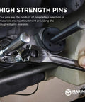 32mm Marine Pin Wrench For Outboard Trim Tilt Systems With 4 Pin Engaged Caps Design Fits Trim Tilt Units Replacement Tool AMT0006 Heavy Duty Boat Maintenance Gear For Quick Easy Marine Repairs on trim cap