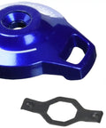 Motion Control RL Compression Adjustment Knob Kit For Reba RL Recon Gold And Sektor Gold Forks showing blue knob and screw