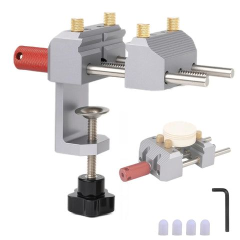 Dope Little Aluminum Table Vise For Crafts And Jewelry Making 2.8 Inch Portable Mini Bench Clamp With 2.7 Inch Jaw CNC Machined