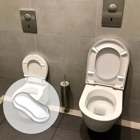 20 Pack Clear Toilet Seat Bumpers Replacement Kit For Bidet And Lid Universal Fit Includes 4 Large And 16 Small PU Cushions