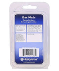 Heavy Duty Replacement Chainsaw Bar Nuts That Fit Like A Glove And Keep Your Rig Running Smooth With Standard 13mm Wrench Compatibility For Flange Mount Guide Bar Hardware Upgrades in packaging.