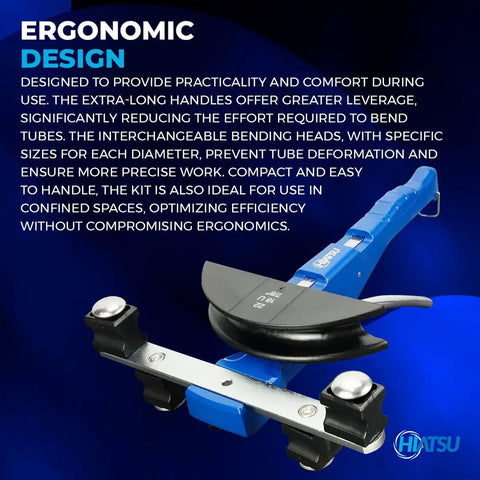 Top Shelf Tube Bender Kit For HVAC And Refrigeration Featuring Dead Nuts Accurate Ratcheting Copper And Aluminum Bending Heads With Seven Die Sizes Pipe Cutter And Reamer In A Heavy Duty Case