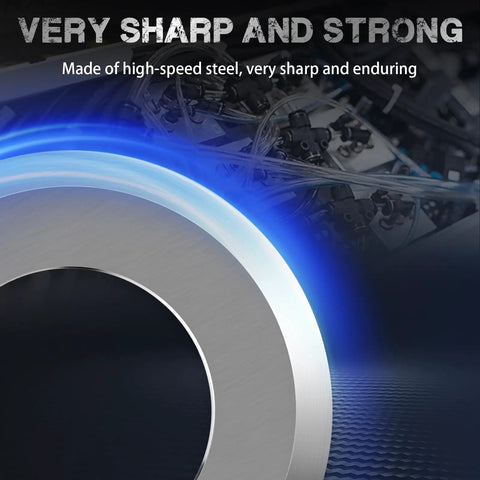 High-speed steel wire stripper replacement blade, sharp design for precision cutting, part of Four Pack Boss Grade set.