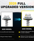Comparison of Tough As Nails Hex Head Self Tapping Roofing Screws Size Ten By One Point Five Inch, 2025 vs 2026 model upgrades.