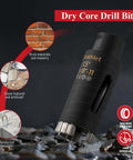 StratMet dry core drill bit with pilot and SDS adapter, 1.5 in diameter, 3 in drilling depth for concrete and masonry