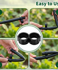 All In One Drip Irrigation Fittings Kit For Half Inch Tubing With Twenty Barbed Connectors Installation Steps