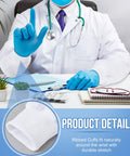 Three Piece Lab Coat Set With Elastic Cuffs For Men Women Unisex White Long Doctor Jacket Medical Lab Coat For Doctor Nurse