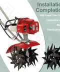 1622 Power Tiller Tines That Fit Most Tiller Cultivators, Help You Till Deep Up To 10 Inches And Wide Up To 9 Inches, Reversible
