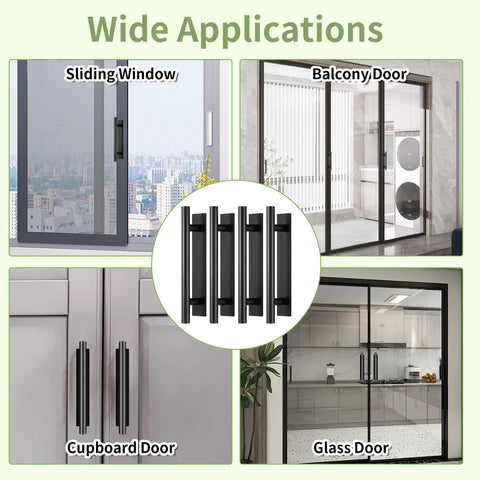 Self Stick Adhesive Cabinet Handles 30 Pack with Double Sided Tape for Easy Installation on various doors and cabinets