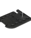 Rock Solid Trim Base For Hardwood Lipping Quick Swap Router Adapter Tough Plastic Template with multiple holes for precision.